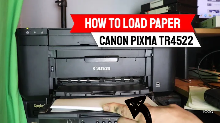 Canon PIXMA TR4522: How to Load Paper in the Printer