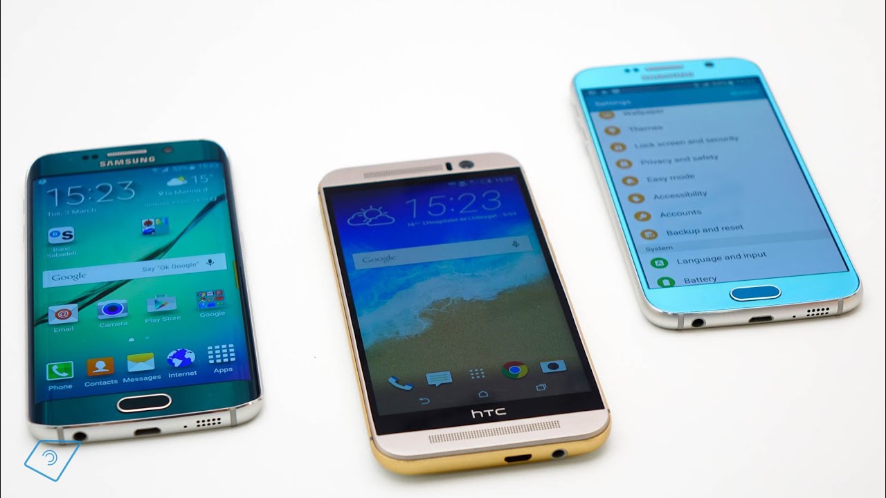 Galaxy S6 Vs Htc One M9 Vs Galaxy S6 Edge Vergleich Youtube