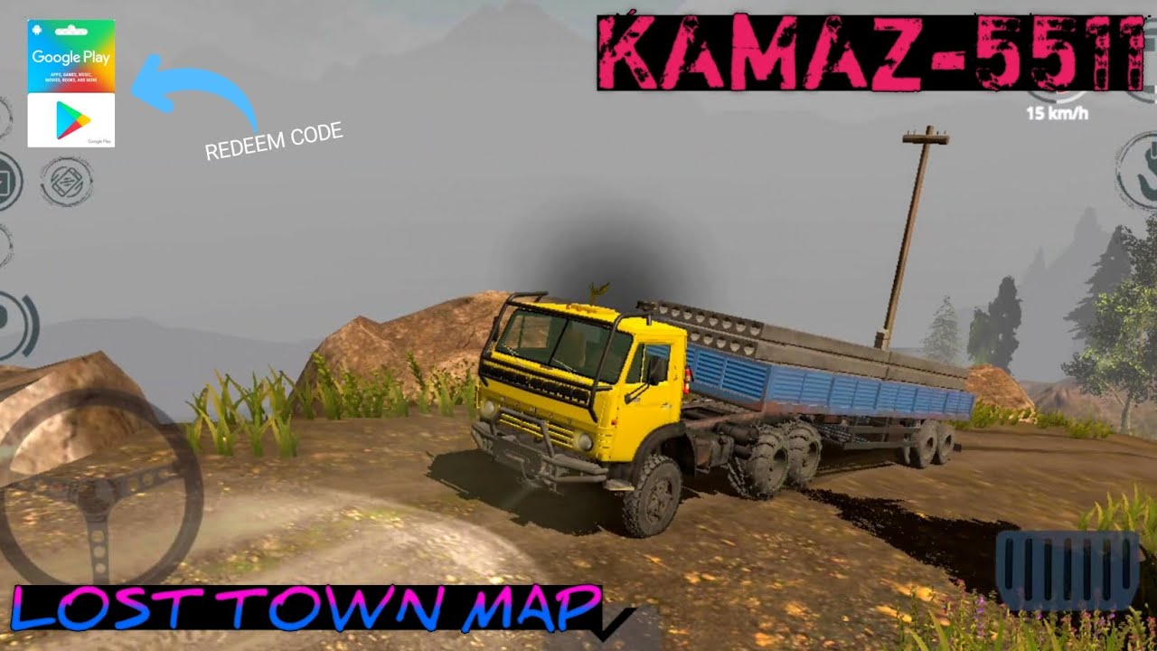 Lost Town Map Rthd KAMAZ-5511 GAMEPLAY || LOST TOWN MAP || RTHD GAMEPLAY WITH REDEEM CODE ...
