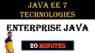Java EE Technologies in Enterprise Java Chapter 1 Lecture 5 unit 1