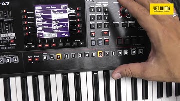 Hướng dẫn sử dụng Roland E-A7: Cách thu âm trên đàn