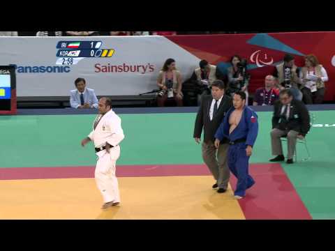 Judo - IRI vs KOR - Men +100 kg Repechage Final - London 2012 Paralympic Games