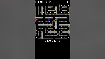 Maze Chase Game. An alternative to classic PAC-MAN. Beware of ghosts.