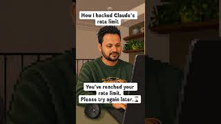 How I hacked Claude’s rate limit
