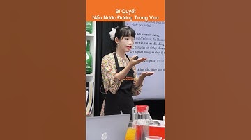 Bí Quyết Nấu Nước Đường Trong Veo | #vinbar #recipe