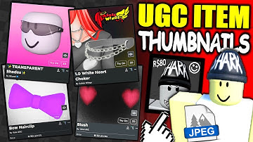 The NEW UGC Thumbnail/Icons Update!? (HOW TO MAKE YOUR OWN) ROBLOX BLENDER TUTORIAL!