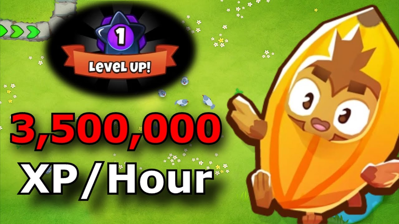 Insanely Easy XP Farm BTD6 Race YouTube