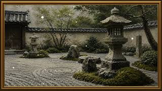 Japanese Zen Garden Art Screensaver | 6 Hours Seamless 4K Loop | Tranquil Oil Painting | No Sound
