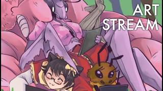 Art Stream ft Sleepyflowers & Stitchar - JoCat Live Stream 8/22/26