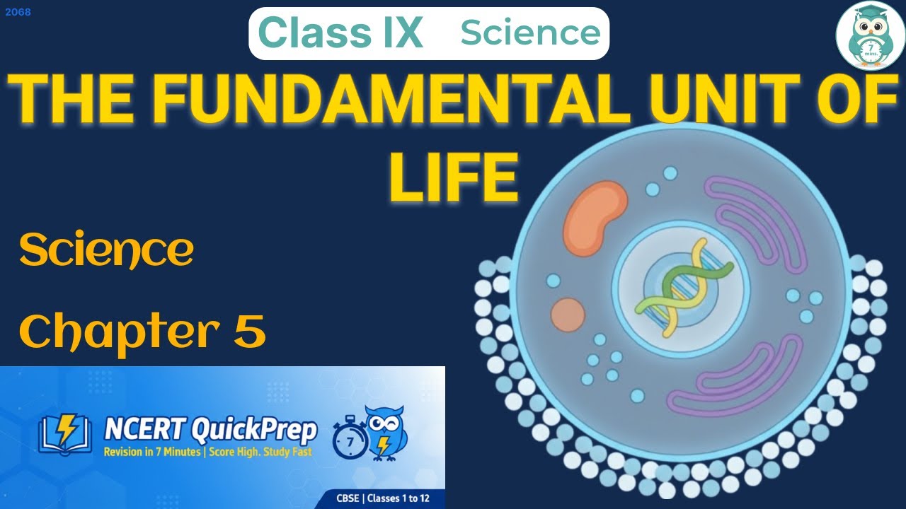 THE FUNDAMENTAL UNIT OF LIFE | Class 9 Science Chapter 5 | CBSE NCERT ...