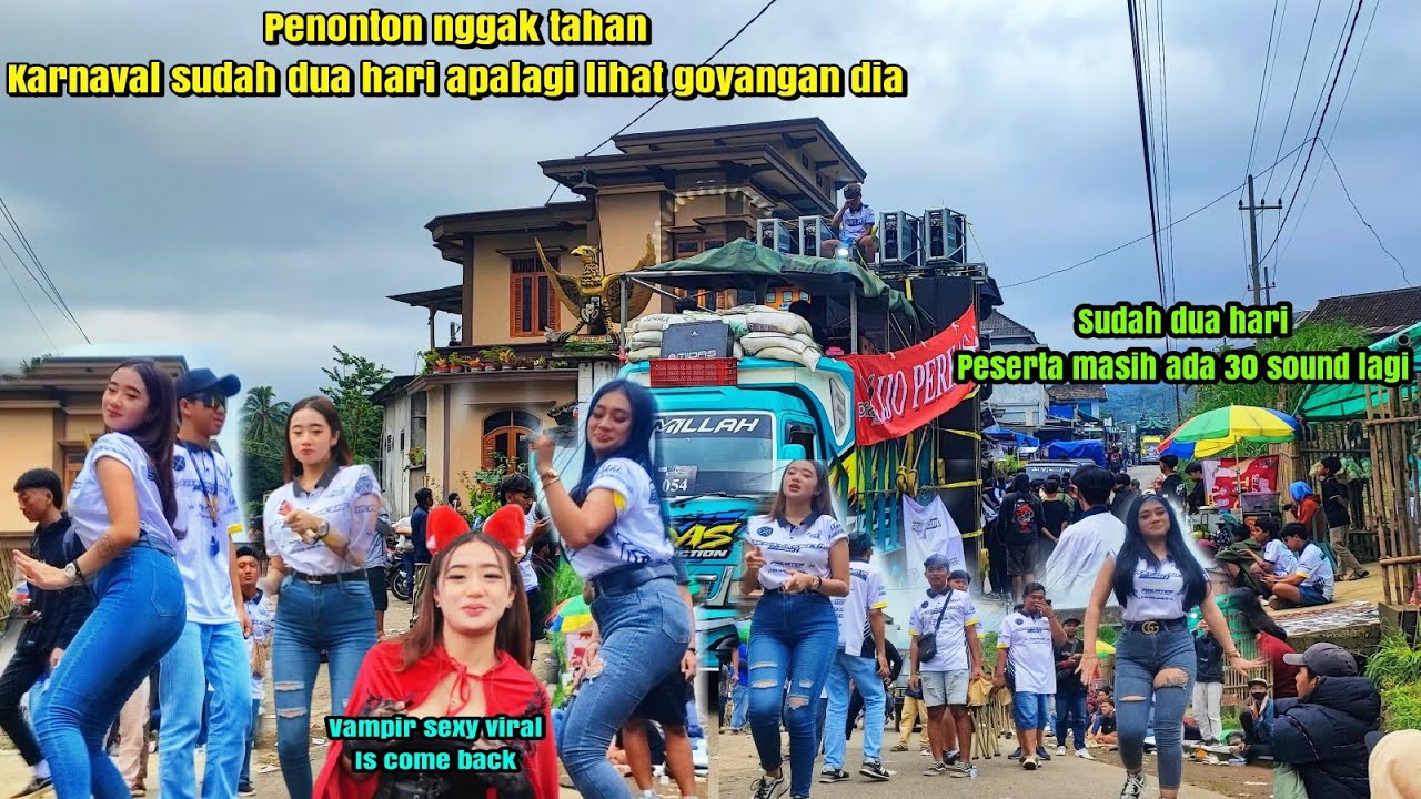 Eve is come back, dancer viral goyang lagi penonton nggak kuat karnaval sudah 2hari peserta masi byk