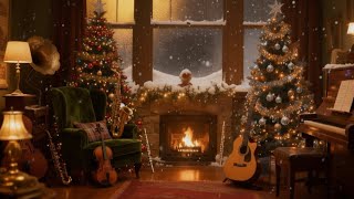 A Timeless Christmas Jazz Atmosphere – Warm Fireplace, Gentle Swing &amp; Quiet Winter Night