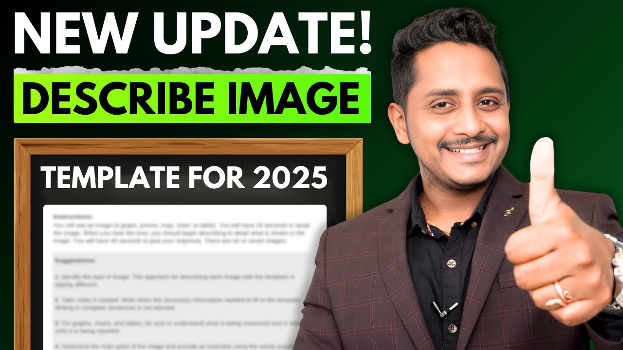New Update! Describe Image Template for 2025! - YouTube