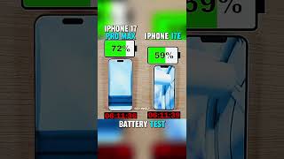 😡IPHONE 17 PRO MAX VS IPHONE 17E BATTERY 🪫 TEST ?