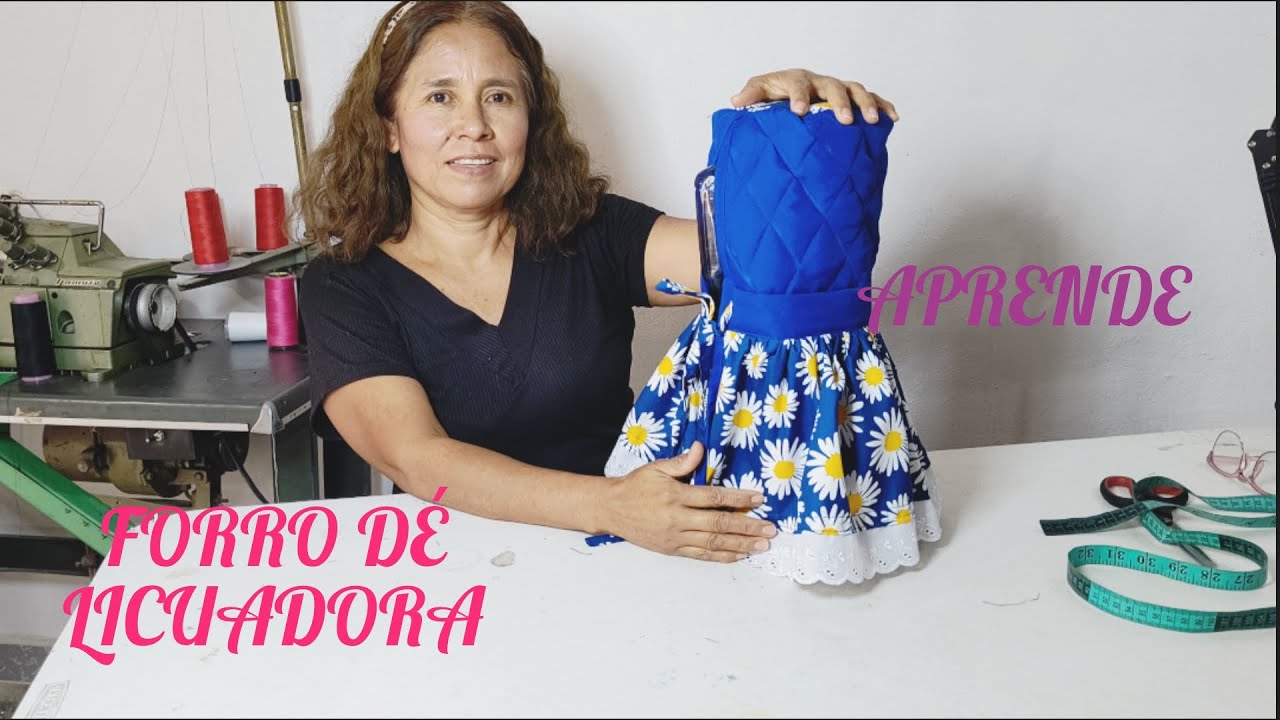 CÓMO hacer UN forro DE LICUADORA yo té ENSEÑO