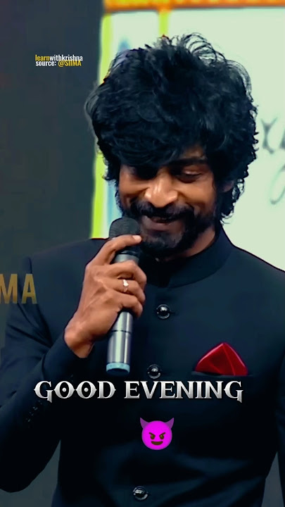 Arjun Das Voice🔥 | Arjun Das Voice In Award Show🖤