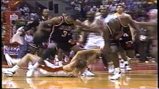 NBA BRAWL Hawks vs Heat 1994