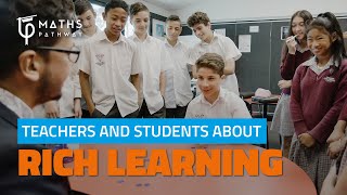 Rich Learning: Sparking students interest in maths through rich tasks and productive struggle