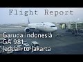 Flight Report | Garuda Indonesia Boeing 777-300ER GA 981 Jeddah to Jakarta