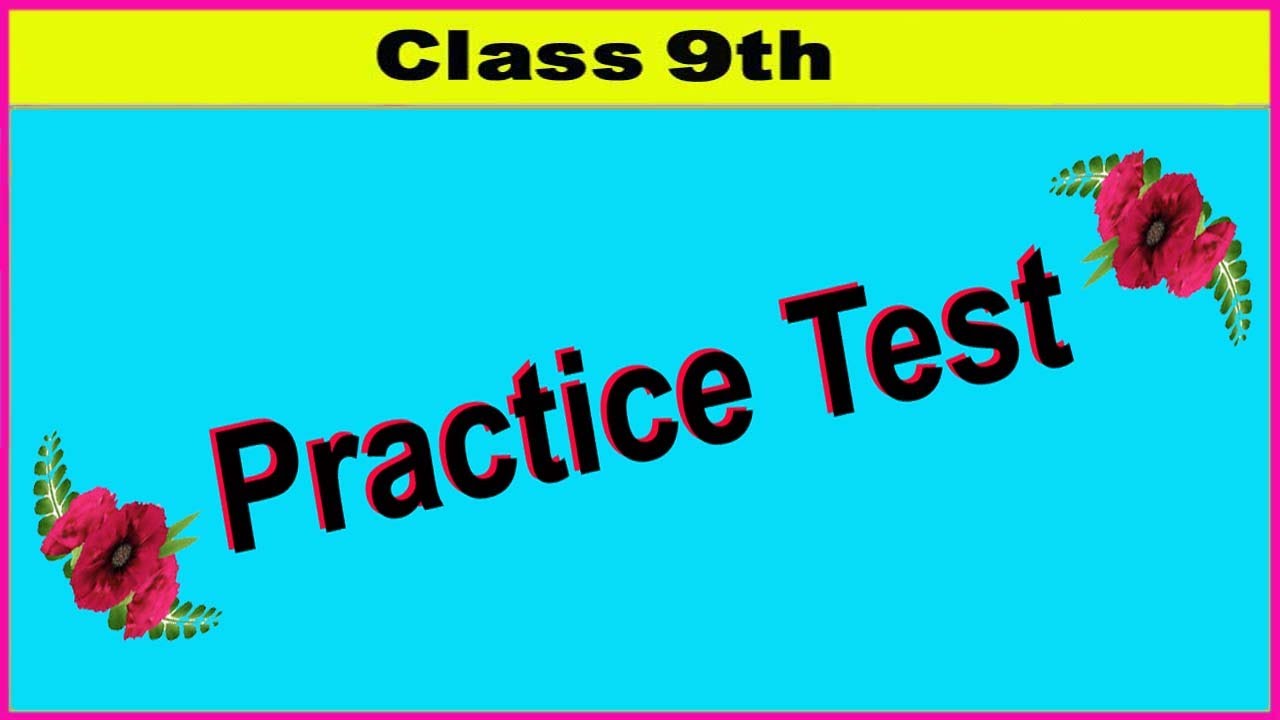 Practice Test - YouTube