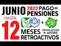 En JUNIO 2022 PENSIONES IMSS e ISSSTE (Hasta 12 MESES RETROACTIVOS y cobro de AFORE).