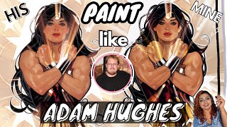 Adam Hughes STYLE STUDY ✍️ | Learn His Iconic Comic Book Illustration Techniques