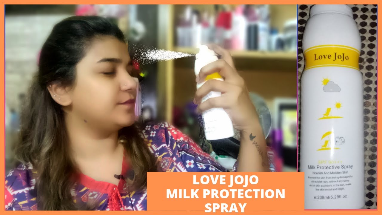 Love Jojo Milk Production Spray Instant Whitening Spray Simran Irfan YouTube