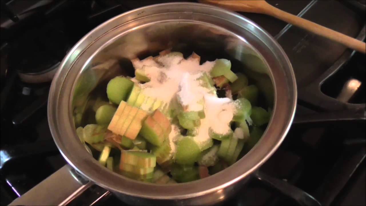 How To Make Rhubarb Sauce In 15 Minutes-Super Easy! - YouTube