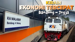 JAM BERANGKAT ENAK, AGAK SIANGAN DARI BANDUNG | Naik Malabar Pagi Ekonomi ke Yogyakarta