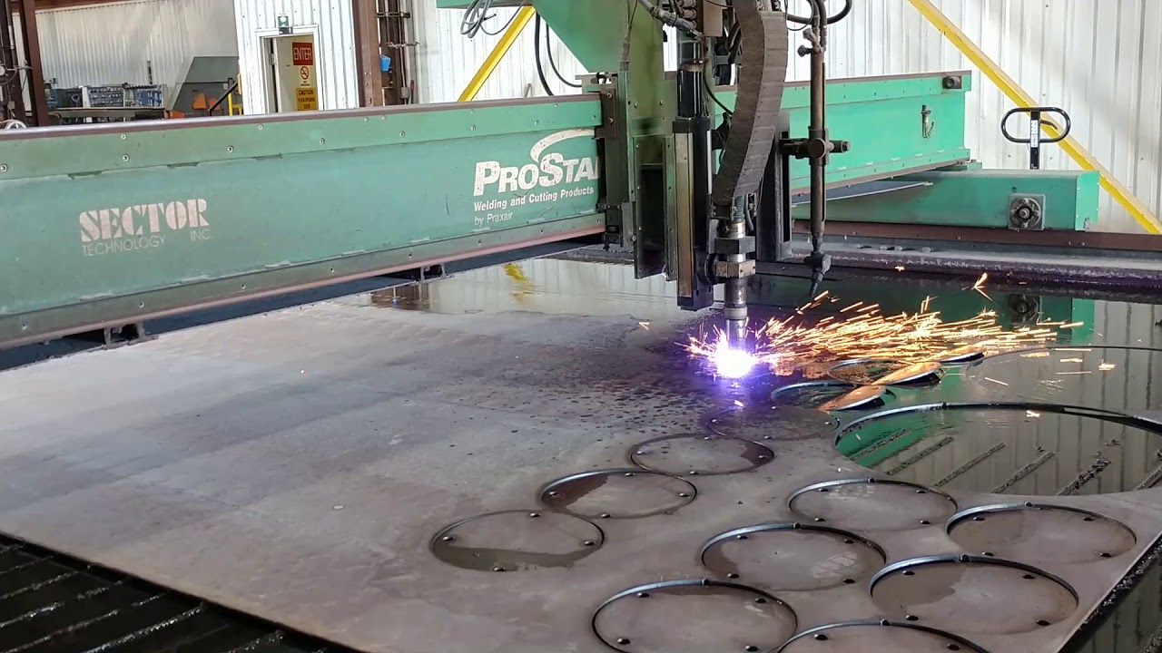 Sector Pro Star Plasma Table with Hypertherm HPR 260 YouTube