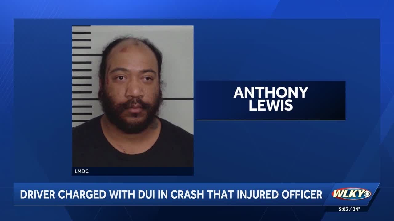Driver charged with DUI in crash that injured LMPD officer - YouTube