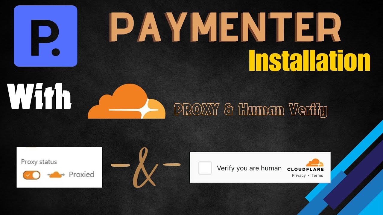 How to install Paymenter With Cloudflare proxy and Human Challenge ...