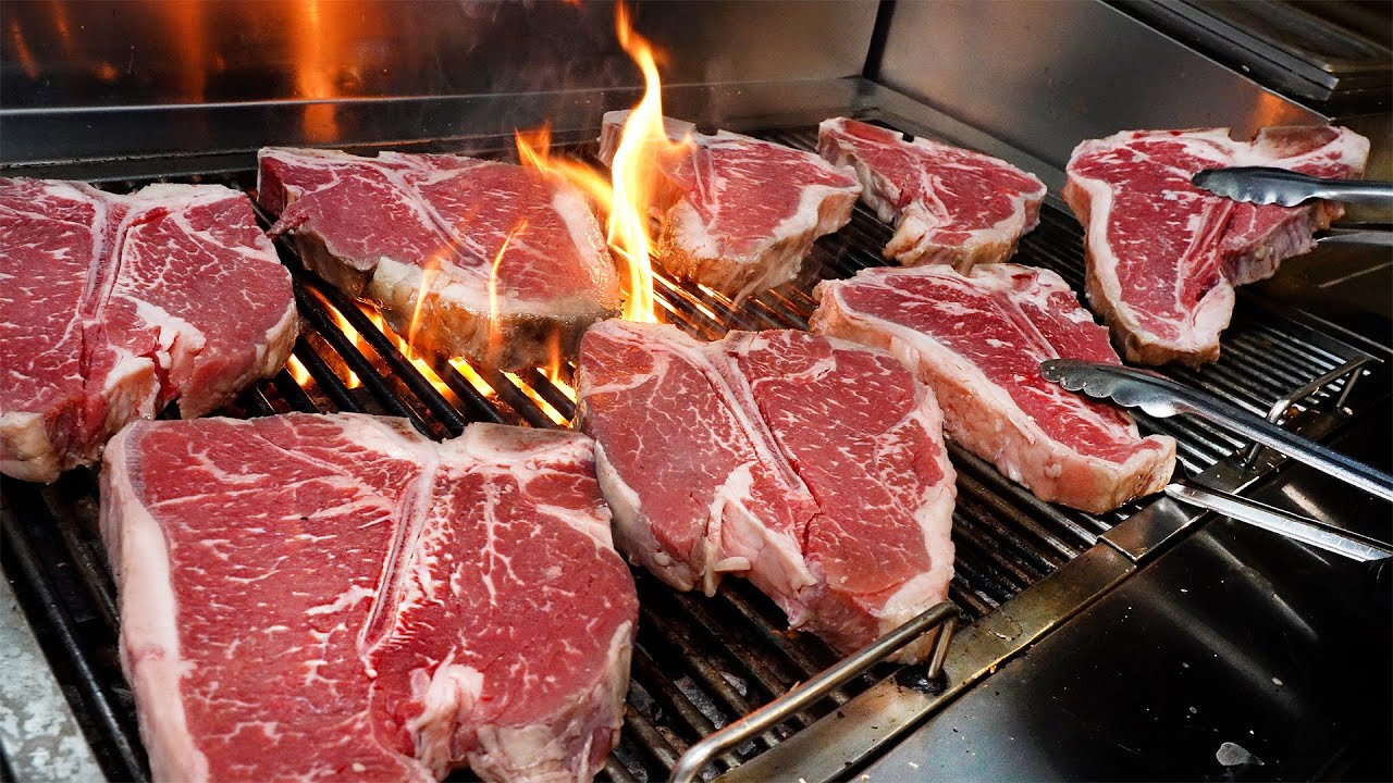 이태리 본토 사람도 7년동안 단골인 골목길 스테이크? 재료값이 50% 넘는 스테이크로 대박난 맛집 등 그릴요리 영상몰아보기┃grilled dishes/KoreanStreetFood