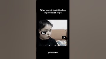 When you ask the QA for bug reproduction steps 🤣 #corporatememes #codingmemes #corporatelife #memes