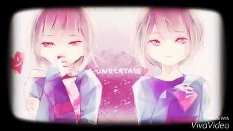 undertale amv (video edit) begin again full version