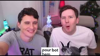 Dan and Phil being “mates” (a mess of a video)