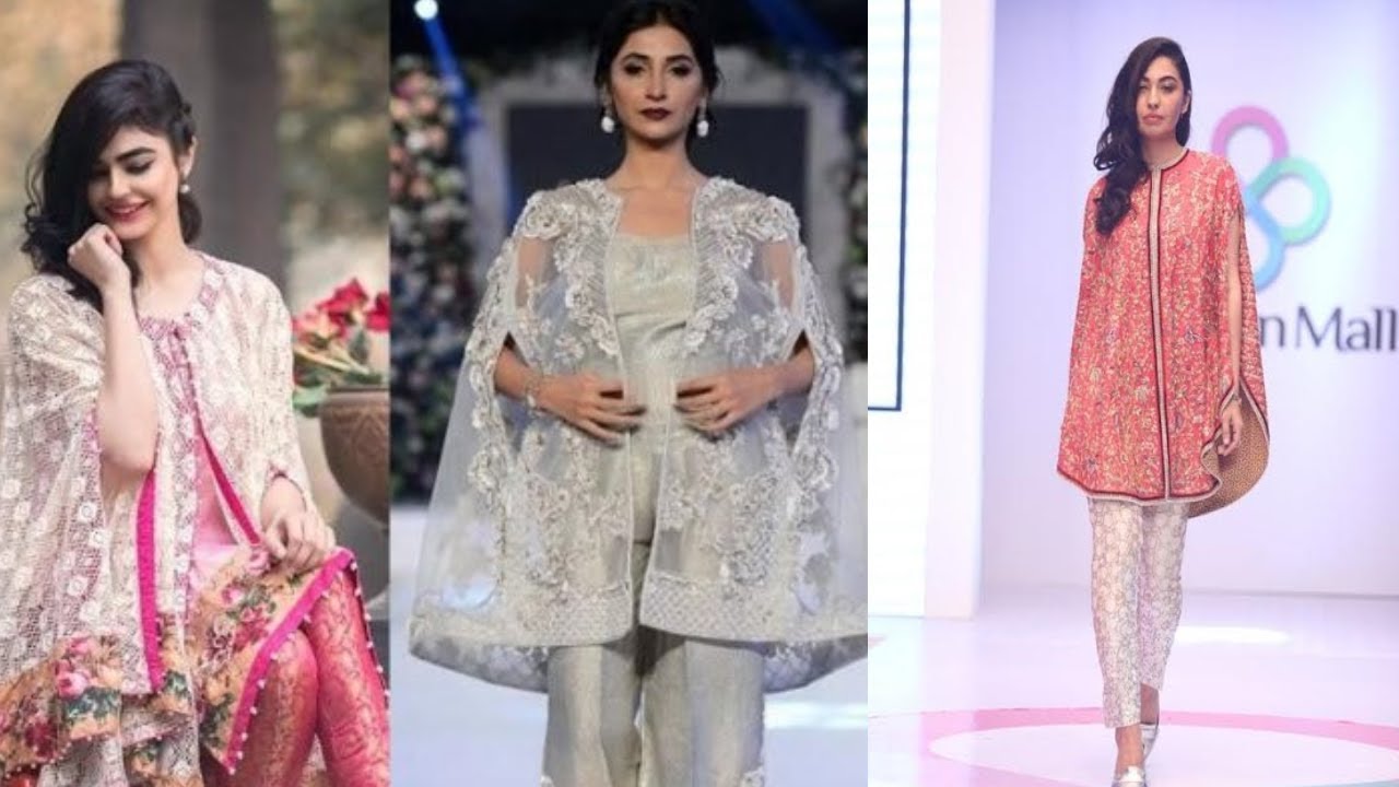 New Arrivals Designer Chic Cape Style Dresses Collection 2018 | Fashion World