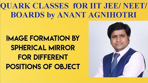 SPHERICAL MIRROR PART 7|| IMAGE FORMATION BY SPHERICAL MIRROR||PHYSICS BY ANANT AGNIHOTRI