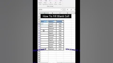 Time Saving Excel Trick-14 #youtube #Shorts