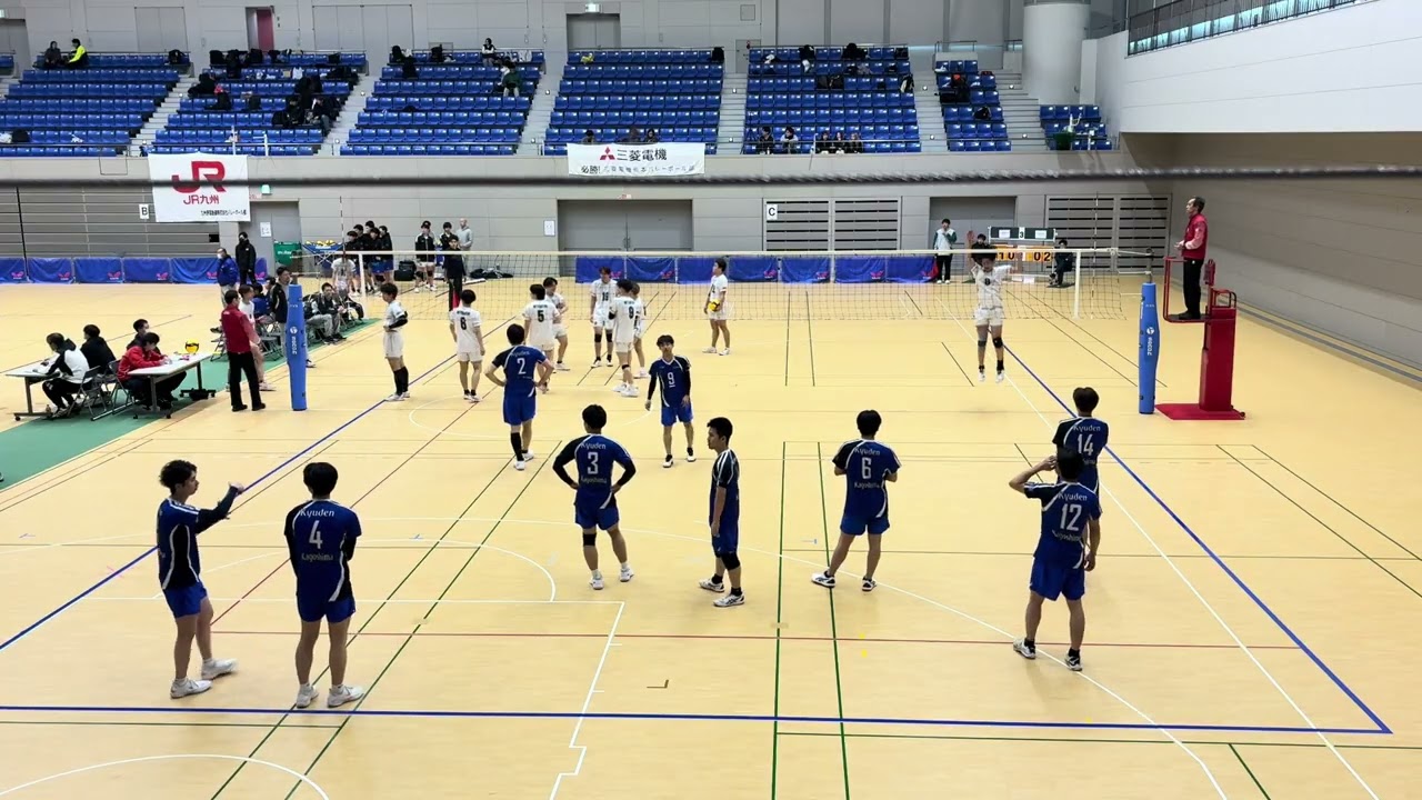 2026.3.7 九州実業団　九電鹿児島vs三菱電機熊本　1セット目