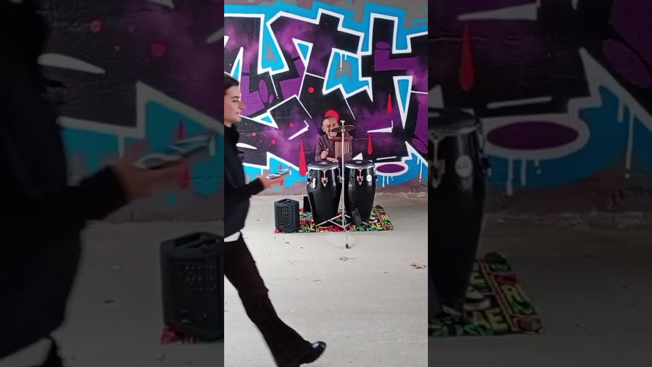 Peter Tosh - Get Up Stand Up _ Tommy patchanka performing on congas Bologna Italy 