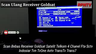 Scan Frekuensi Tv Goldsat Satelit Telkom4 Chanel Fta Sctv Indosiar Tvn TvOne Antv TransTv Trans7 screenshot 5