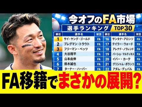 【緊急判明】FA野手ランキング1位は佐藤輝明！鈴木誠也も争奪戦へ…日本人4人がランクイン！