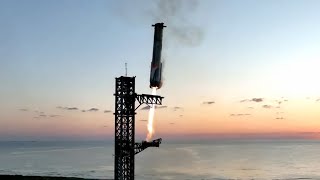 SpaceX Starship Booster Chopstick Landing Gif With Music