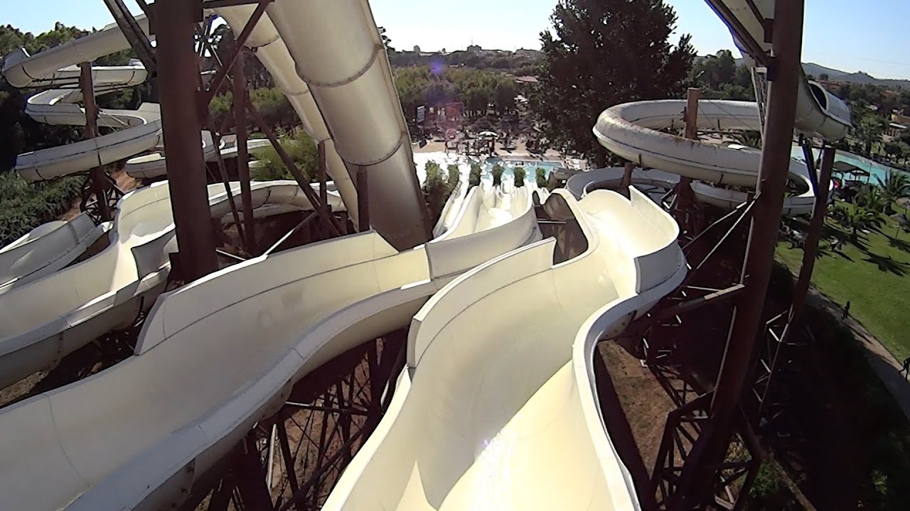 Strange Water Slide at Acqua Village Follonica - YouTube