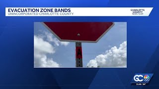 Charlotte County installs reflective evacuation zone bands on stop signs