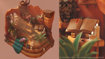 Blender, ZBrush & Substance Painter tutorial - Creating a Cozy Room