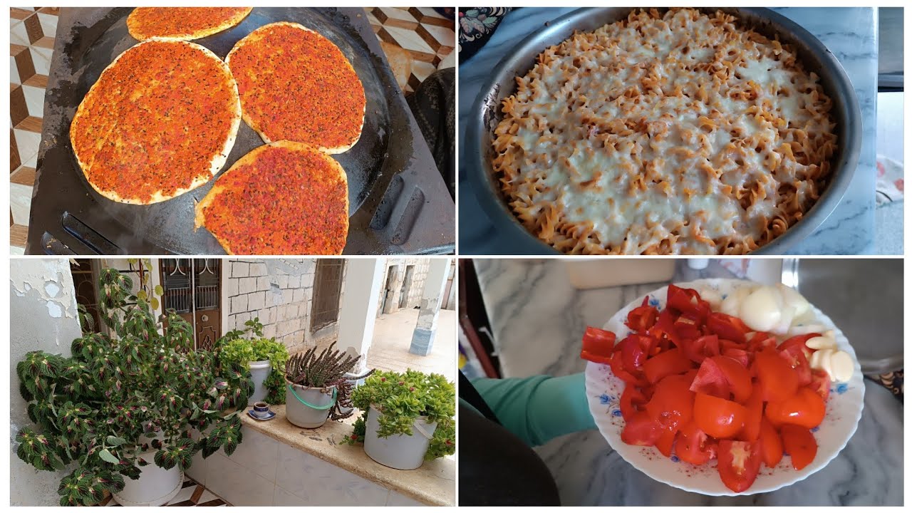 زيارة صباحية لعند بيت حماي 💜💜خبز الصاج بالطبيعة الحلوة 