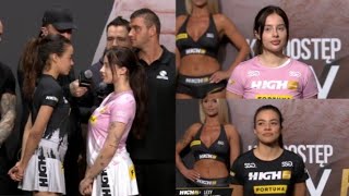 Lexy Chaplin Vs Agata Fragata Full Weigh-In Face-Off High League 4