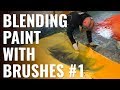 Creating art  simple blending techniques with paint brushes